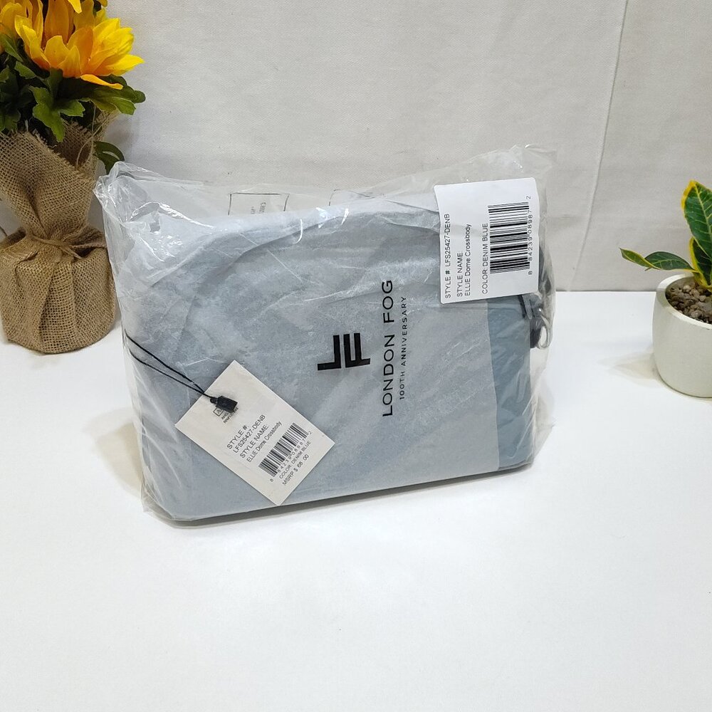 London Fog Ellie Dome DENB 100th Anniversary Crossbody Bag Adjustable Strap NWT